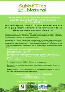 Ruta en bicileta por la Subbética